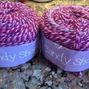 Premier Yarns Candy Shop Very Berry Lot 10145 Set Of 2 New Crochet Knit